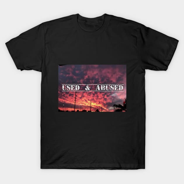 Fire In The Sky T-Shirt by Used & Abused Pod